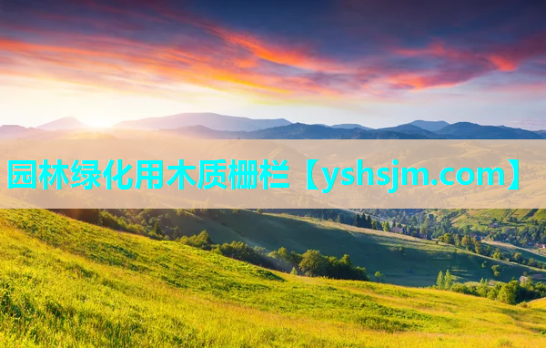 園林綠化用木質柵欄